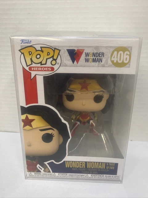 Funko POP Wonder Woman #406 Vinyl Figure DC Heroes With Eco Tek Protector