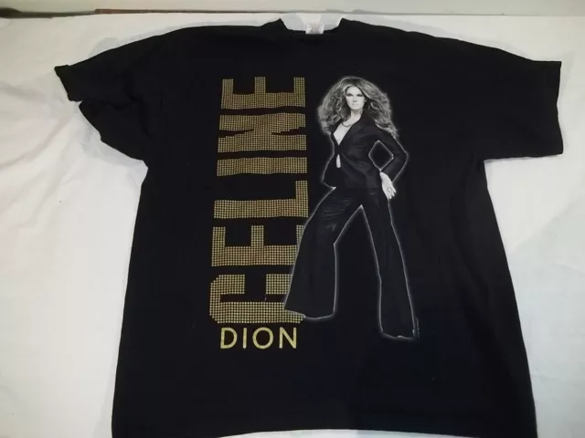 Celine Dion 2008 World Tour Concert T-Shirt Size XL