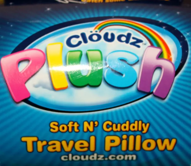 Cloudz Plush Soft N Cuddly Travel Pillow    COW (Kids Travel Pillow)