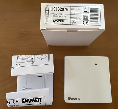 EMMETI elettronico 24v garantito contro ogni abuso Termostato Ambiente-U9132085 Nuovo Grado B CNR sia 