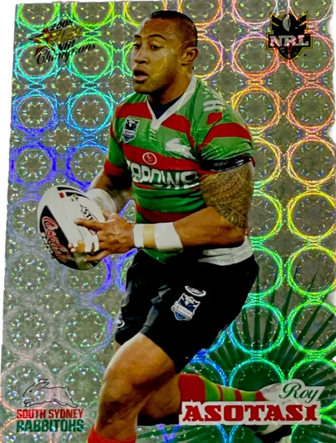 Nrl 2008 Select Holographic Foil Roy Asotasi South’s  Sydney Rabbitohs Card