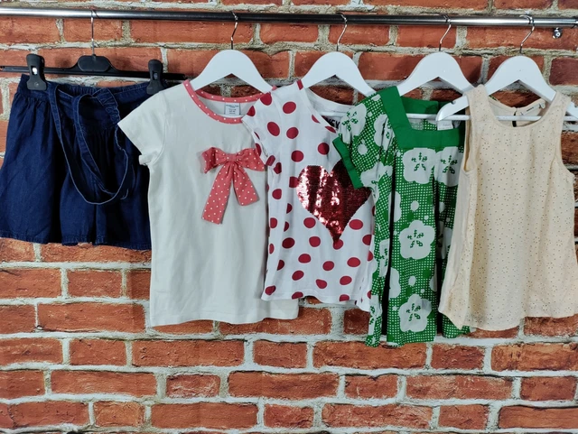 GIRLS BUNDLE AGE 6-7 YEARS NEXT MEXX etc DENIM SKIRT TOP BLOUSE T-SHIRT 122CM