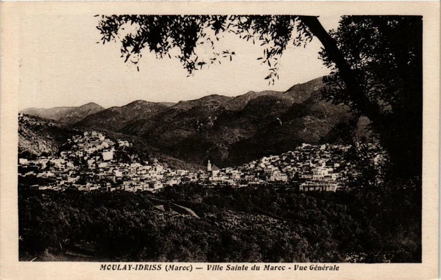 CPA AK MOULAY-IDRISS Ville Sainte du MAROC Vue generale MAROC (689566)