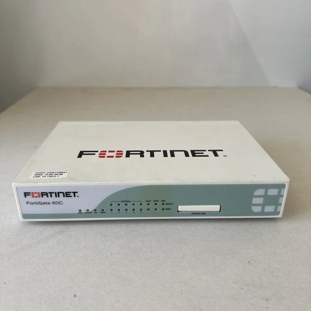 FORTINET FORTIGATE 60C FG-60C Router Firewall Security Appliance $14.79 ...