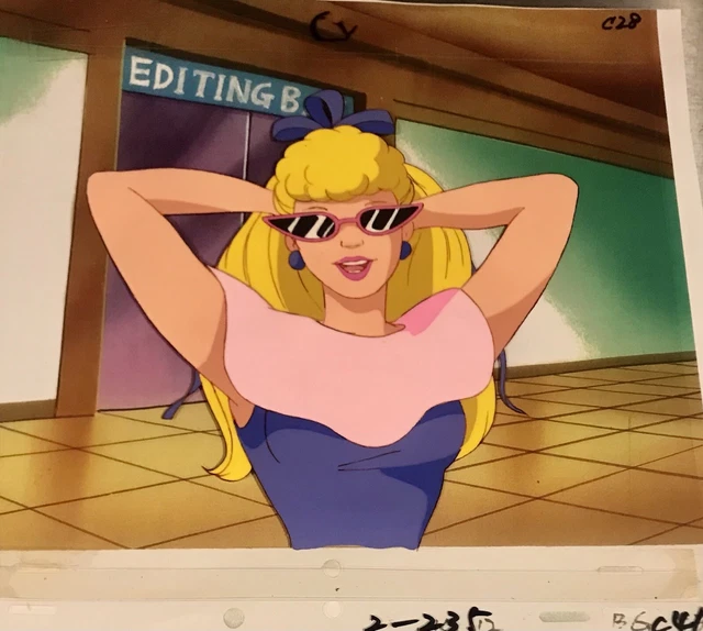 BARBIE  Original Animation Art Cel DIC ENT  MATTEL