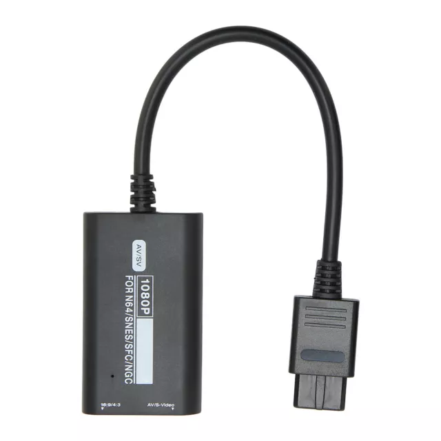 Kovake Câble adaptateur N64 vers HDMI, N64/NES/NGC/SFC pour