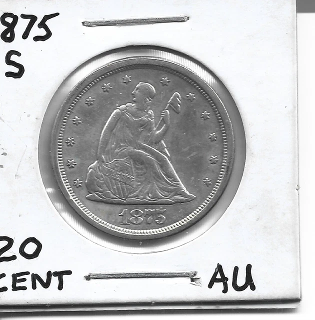 1875 s twenty cent piece