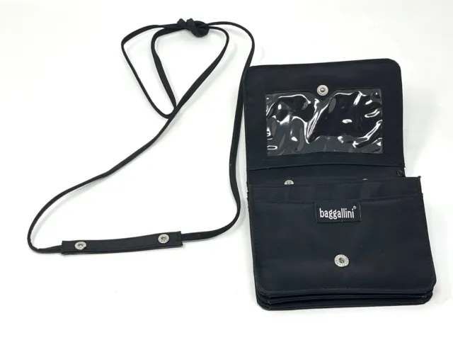 Baggallini Small Black Convertible Crossbody Or Belt Waist Fanny Pack Bag Purse