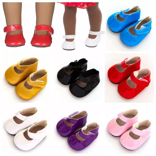 18inch Dolls Accessories Dollhouse Supplies Mini Doll Shoes Change Clothes Game