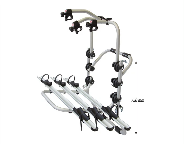 Porte-Vélo Arrière Peruzzo BDG 1 - Compatible Nissan Pixo 2009+, Max 17 Kg, Acier Robuste Blanc