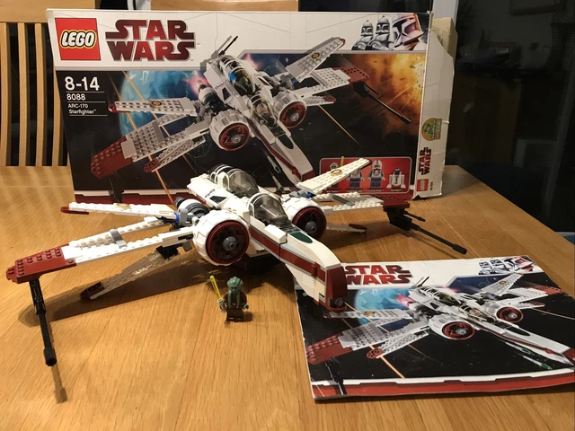 LEGO STAR WARS ARC 170 Starfighter 8088 With Kit Fisto 50.00