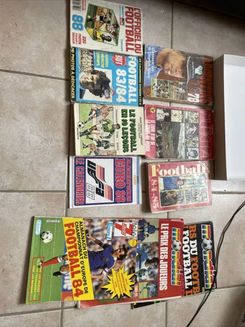 Lot Magazine Vintage Football Euro Coupe Du Monde Rare