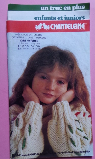 Catalogue De Tricot Ancien PARIS MAILLES N°24 – Enfants 2 à 13 Ans – Années 80/90