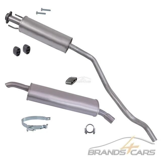 Sistema Scarico Atec Silenziatore Terminale Medio Per Opel Astra F Caravan Van 1.4 -2.0