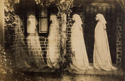 Antique Halloween Ghost Nuns Photo 1315b Oddleys Strange & Bizarre