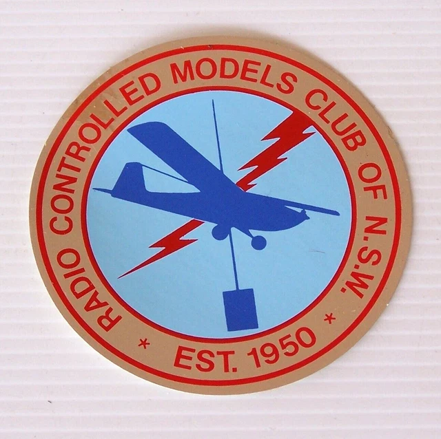 VINTAGE RADIO CONTROLLED Models Club Of Nsw Member Souvenir Foil ...