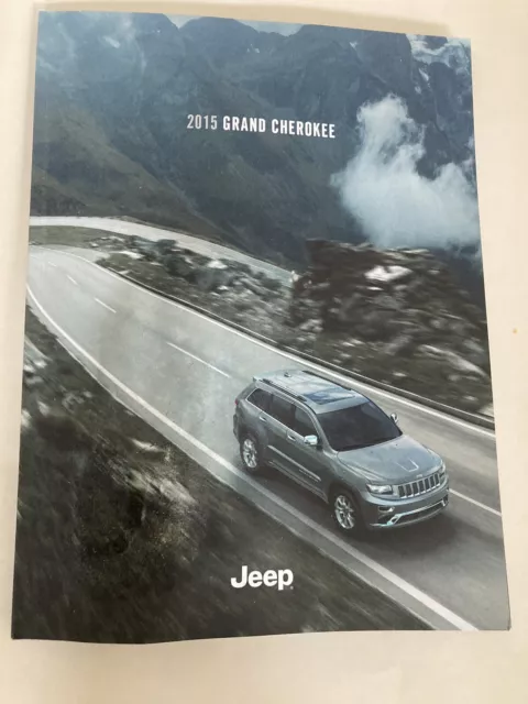 2015 Jeep Grand Cherokee 38-page Car Sales Brochure Catalog Limited Platinum USA