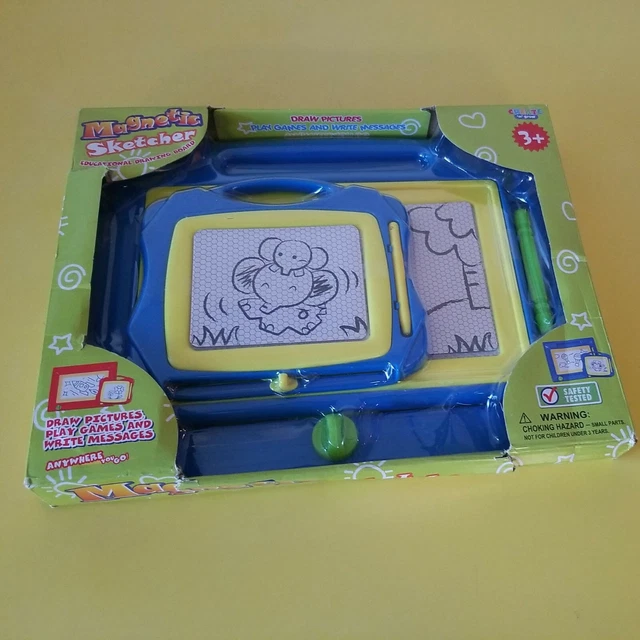 Magnetic Sketcher Educational Drawing Board- Double Pack Big & Mini Board  Color