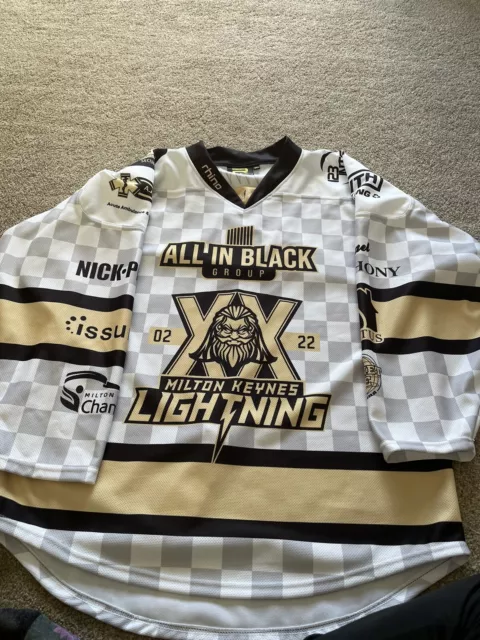 Milton Keynes Lightning - Game Worn Tim Wallace Jersey - 3XL