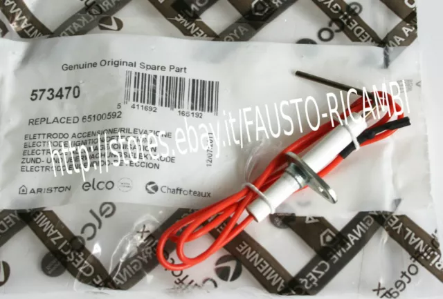 Mts Ariston Elettrodo Accensione Rivelazione Fiamma Art. 573470