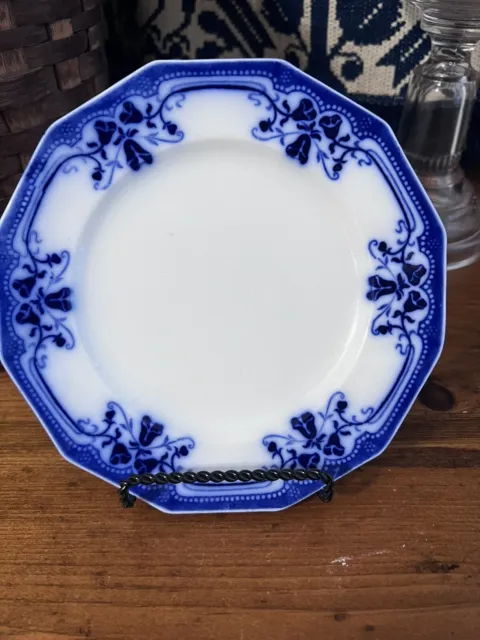 flow blue plate
