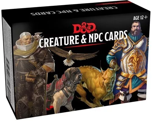 Merchandising Wizards Rpg Team - D&D Spellbook Cards Creature & Npc Cards