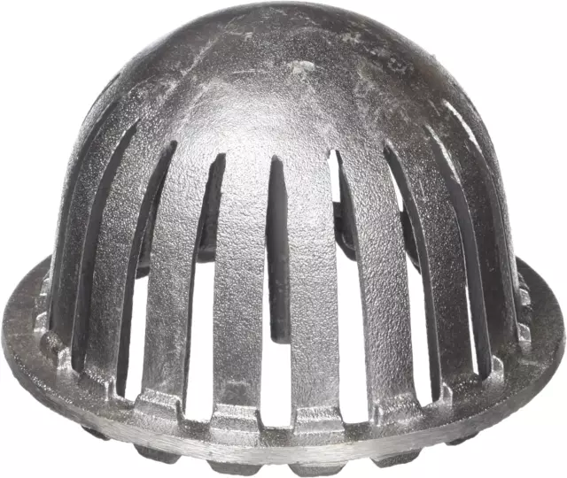 42756 4" Bottom Aluminum Dome Strainer, Black
