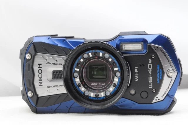 RICOH 防水デジタルカメラ WG WG-40W BLUE RICOH WG-40W 防水デジタル