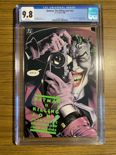 Batman: The Killing Joke DC Comics 1988 1st Printing CGC 9.8 White Pages