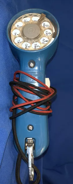 Western Electric Bell Systems Test Hand Set - Lineman Rotary Telephone Blue