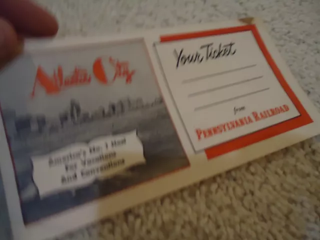 Lot of railroad train Items Vintage 1940's 1950's Quiz Development Ticket Jacket 16