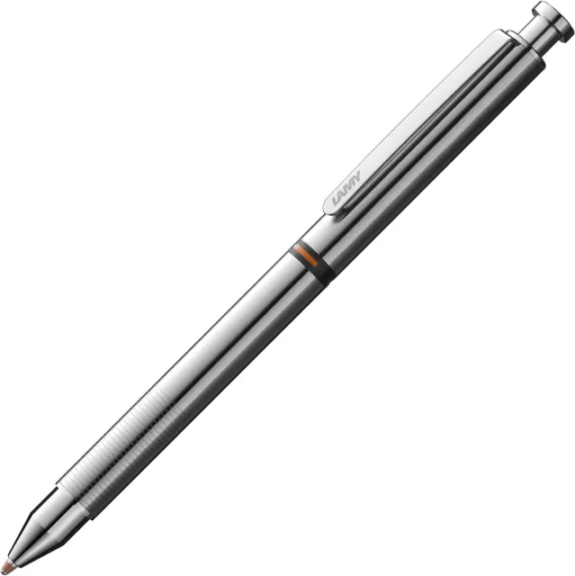 Lamy ST Tri Pen Multifunktions-Schreibgerät Edelstahl Kugelschreiber rot schwarz