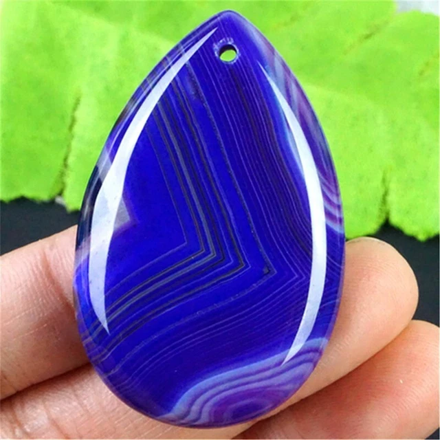 GV50091 46x30x6mm Purple/white Druzy Geode Agate Teardrop Pendant Bead