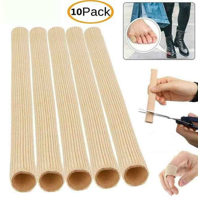SILIKON GEL ZEHENSCHUTZ Schlauchbandage Zehenspreizer Finger Toe Hallux