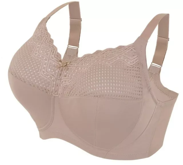 COVERED IN FULL! Soft Support, Shapely Cups, Stretchy Straps, Airy Lace, Bra  38H £17.81 - PicClick UK