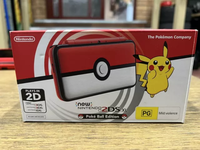 Nintendo 2DS XL Poke Ball Edition Pokemon COMPLETE