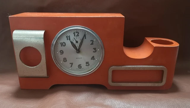 Vecchia Sveglia Orologio Da Tavolo Veglia Space Age