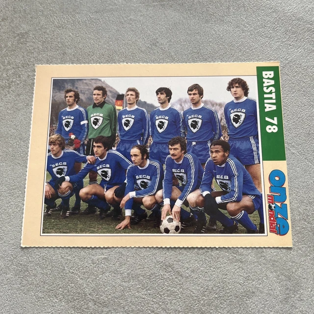 Poster football Weller AC Torino 2 v SEC Bastia 3 1/8° de finale UEFA Cup 1977