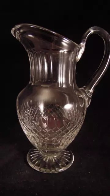 Broc / cruche en cristal de Saint Louis modèle Messine 3