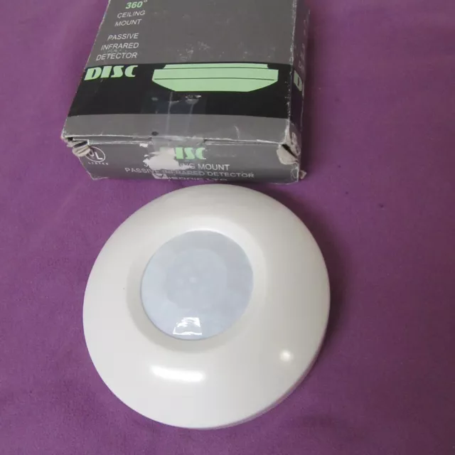 New Visonic DISC 360° 0-1111-0 Ceiling Mount Passive Infrared Motion Detector