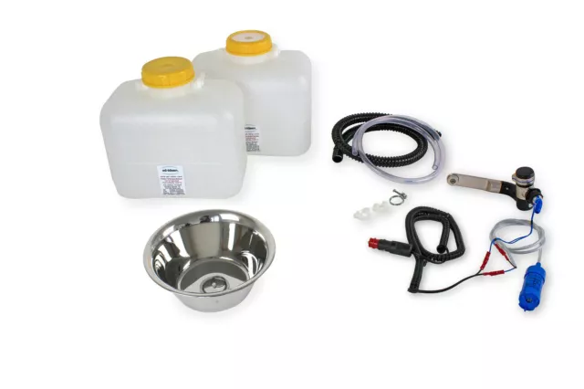 12V Camping Évier Technique Kit Lavabo Kit de Montage Cuisine Évier 20 CM