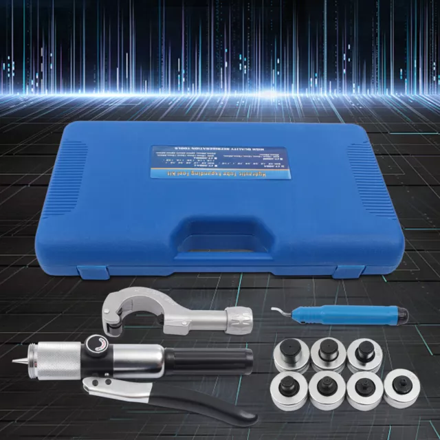 CT-300 HVAC Hydraulic SWAGING Tool Kit for Copper Tubing Expanding w/Tube Cutter