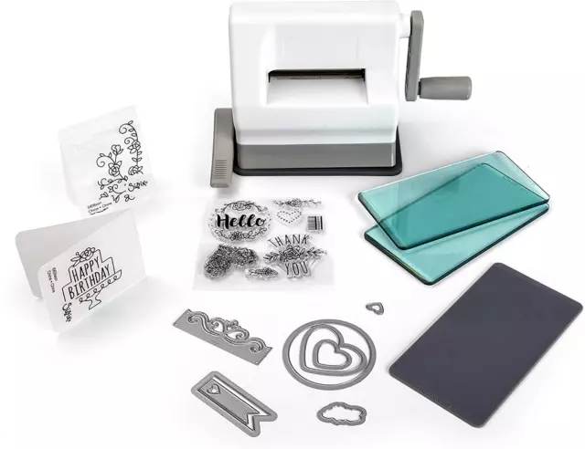 Sizzix Sidekick Starter Kit 661770 Portable Manual Die Cutting & Embossing Machi