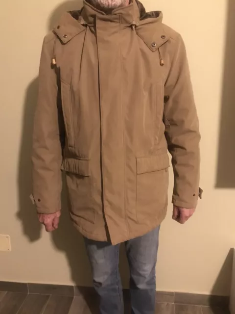 Cappotto Uomo Parka Giubbotto Invernale Giaccone imbottito Cappuccio Rimovibile