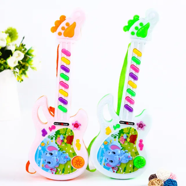 Electric Guitar Toy Musical Play For Kid Boy Girl Toddler Learning Electron Toy