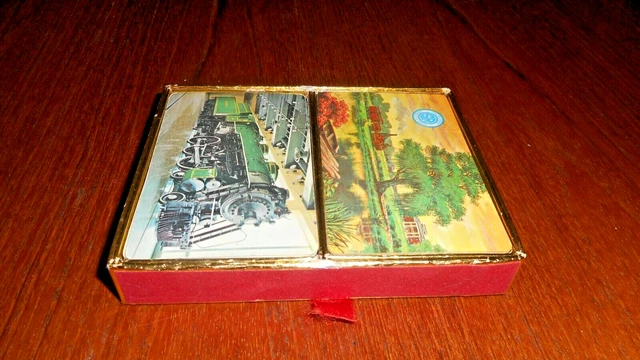 Vtg.  "Southern Railway" Serves The South- Double Deck  Playing Cards
