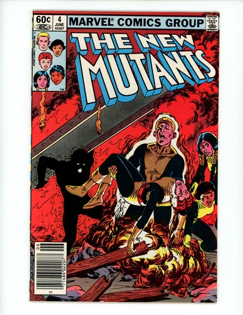 New Mutants #4 Comic Book 1983 VF/NM Newsstand Bob McLeod Marvel