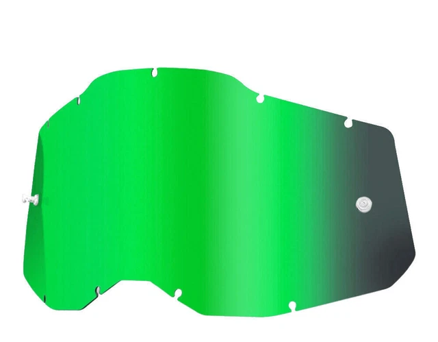 Obiettivo specchio Goggle Shop 100% Gen 2 Accuri Racecraft Strata Motocross Verde