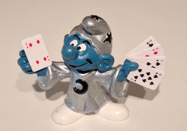 PUFFO PAUROSO originale THE SMURFS puffi SCHLEICH in resina 20840 età 3