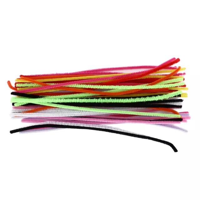 Craft Supplies Bulk Colorful Soft Simple Operation Chenille Stems Set Long